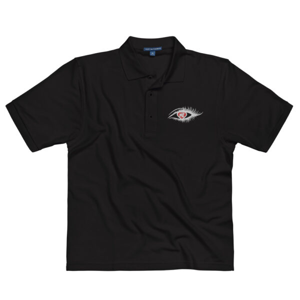 Eye Love Me (Black) Men's Premium Polo